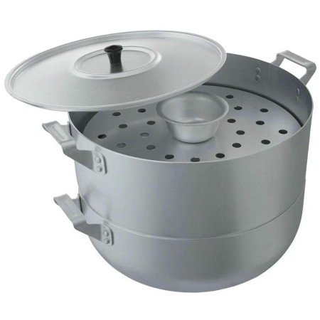 Манты-казан алюминиевый 15л, 4 диска МШ-018