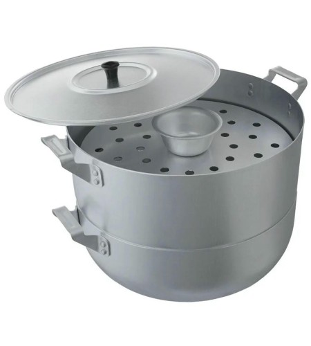 Манты-казан алюминиевый 15л, 4 диска МШ-018
