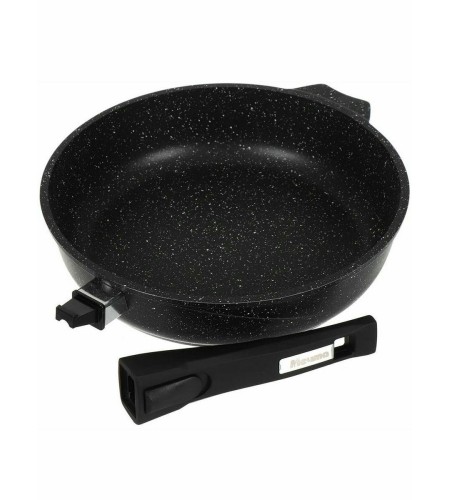 Сковорода Мечта Гранит black d28см АП съемная ручка 028802