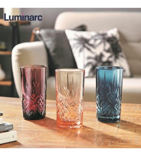 Стакан высокий Luminarc Зальцбург 380мл розовый P9166