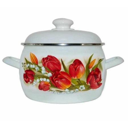 Кастрюля с рисунком полусферическая 3,5л