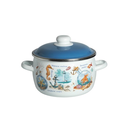 Кастрюля Золотая рыбка 5,5л 6RC221M