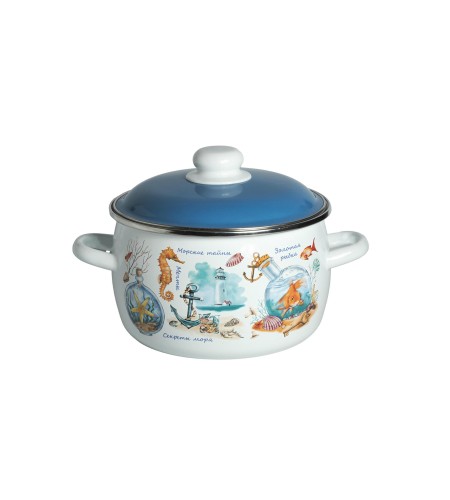 Кастрюля Золотая рыбка 5,5л 6RC221M