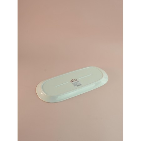 Блюдо овальное Коралл Щелкунчик и мышиный король 33*15см зеленый B1194-A07056