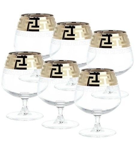 Бокалы для бренди Эдем Греческий узор GE03-188