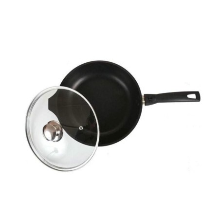 Сковорода Kukmara “Традиция” 240х60мм со съемной ручкой и стеклянной крышкой