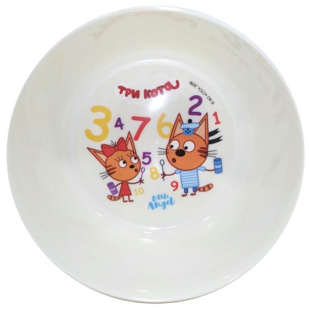 Миска серии Три кота Обучайка 430мл