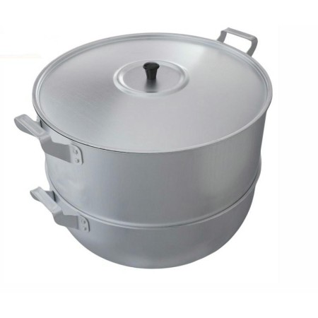 Манты-казан алюминиевый 15л, 4 диска МШ-018