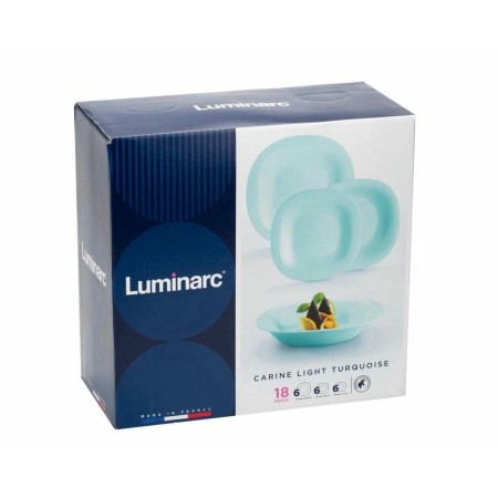 Сервиз обеденный Carine light turquois 18 предметов P7628