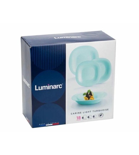 Сервиз обеденный Carine light turquois 18 предметов P7628
