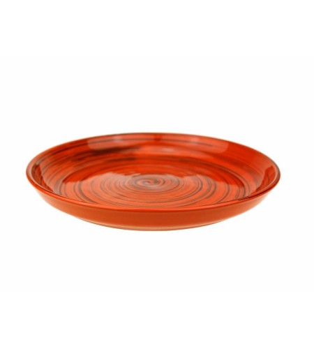 Тарелка для нарезки Оранжевая полоска 26см ОРП00009223