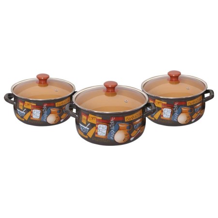 Набор кастрюль КапучиноЭкстра 3шт.