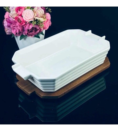 Блюдо для запекания LENARDI 25,5см с крышкой/подставкой 142-109