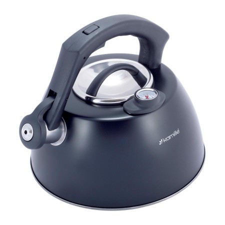 Чайник Kamille 3л со свистком и термометром 1077A