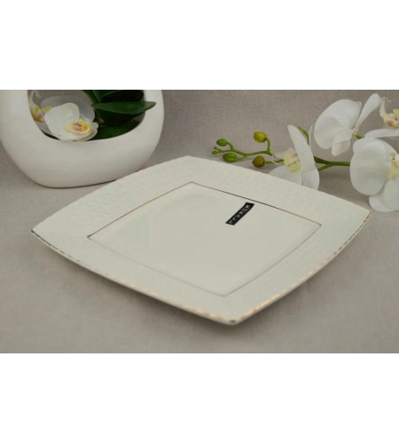 Блюдо Снежная королева квадратное 25см