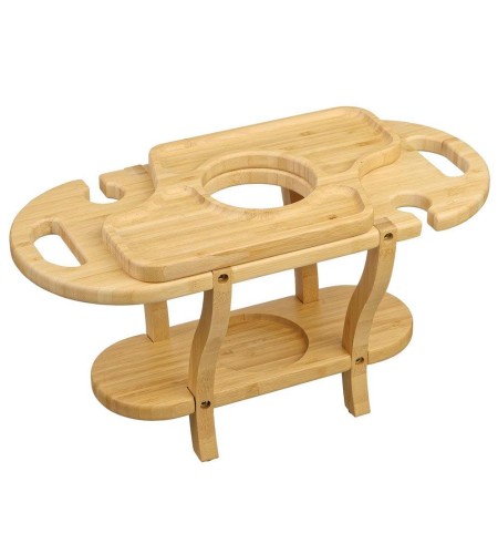 Столик-поднос для вина с менажницей КТ-СТ-08