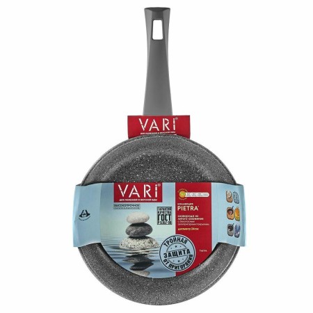 Сковорода Vari Pietra d24см серый гранит GR31124