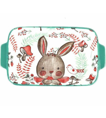 Блюдо для запекания Nouvelle Home Kawaii Forest Rabbit 22*13*5см 600мл 9902963