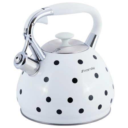 Чайник 3л Kamille ручка soft-touch белый 0695WH