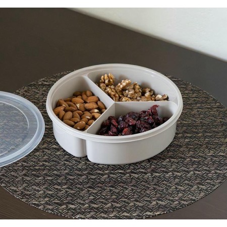 Менажница iDEA 3-секционная с крышкой 300мл М1124