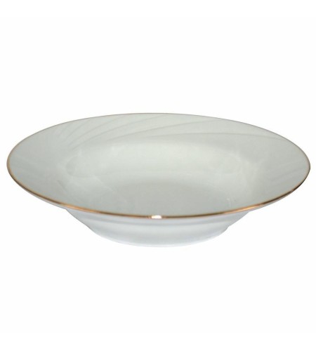 Тарелка глубокая Голубка без деколи d200мм