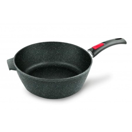 Сотейник НМП Каменная d26см черный гранит 181326