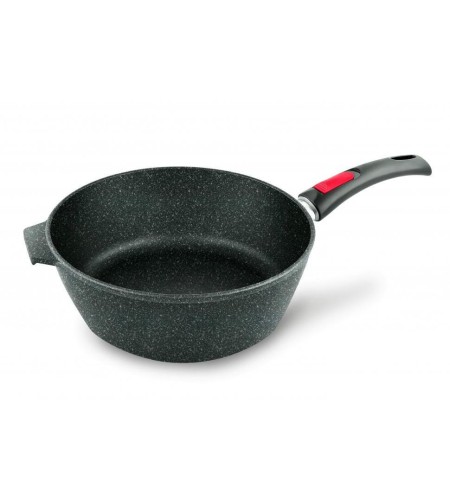 Сотейник НМП Каменная d26см черный гранит 181326