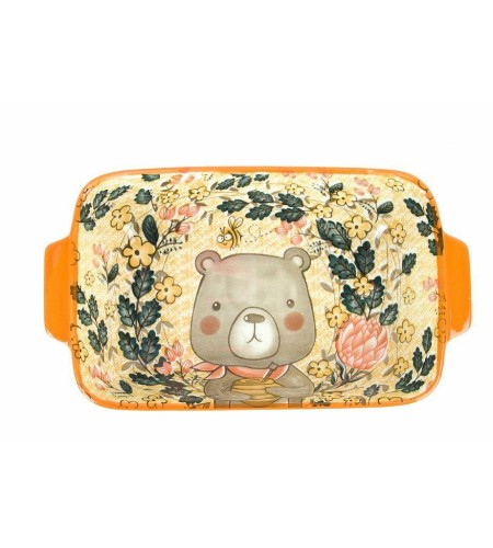 Блюдо для запекания Nouvelle Home Kawaii Forest Bear 22*13*5см 600мл 9902969