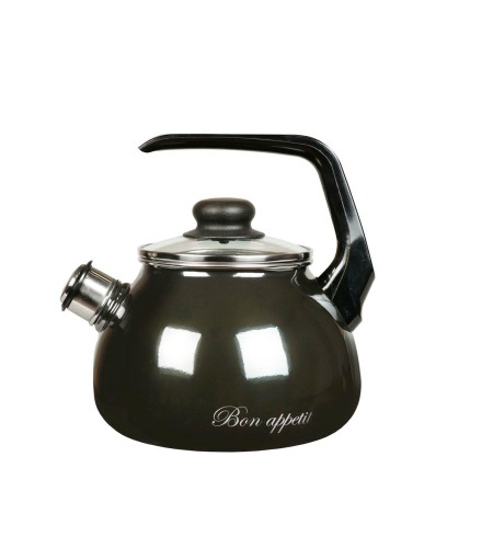 Чайник сферический Bon Appétit 2л мокрый асфальт 1RA12