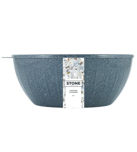 Салатник с крышкой Sugar&Spice Stone 5л темный камень SE186811026