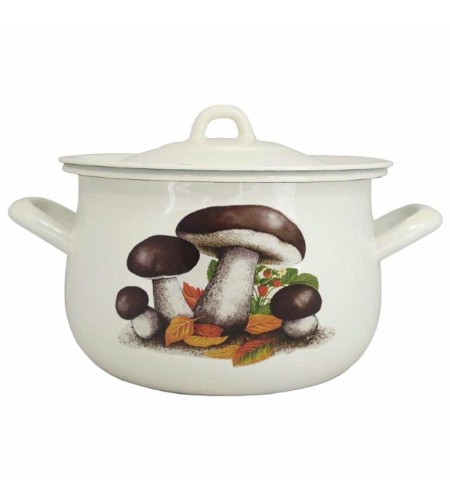 Кастрюля бочка Боровики 3,6л Р-50126Б/4