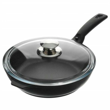 Сковорода Kukmara “Традиция” 240х60мм со съемной ручкой и стеклянной крышкой