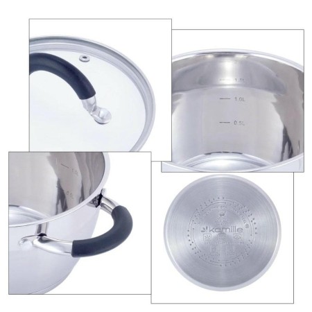 Набор кастрюль Kamille КМ-5753 2,1л + 2,9л