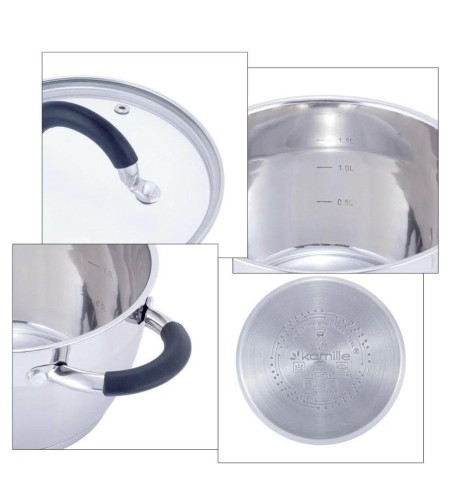 Набор кастрюль Kamille КМ-5753 2,1л + 2,9л