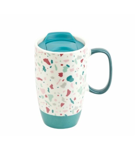 Кружка Nouvelle Home Цветная крошка 0,5л с крышкой 0461006-3