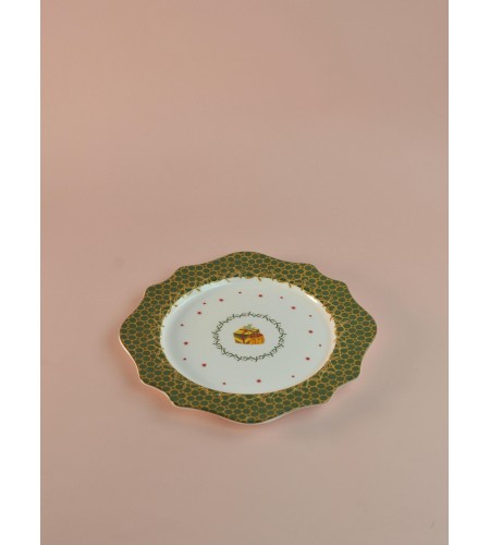 Тарелка новогодняя Magic time 21см 49898