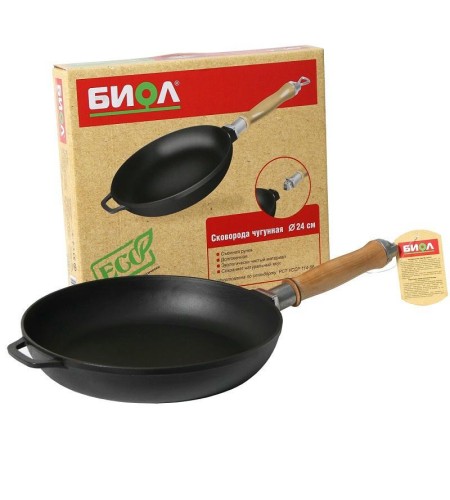 Сковорода чугунная 20см