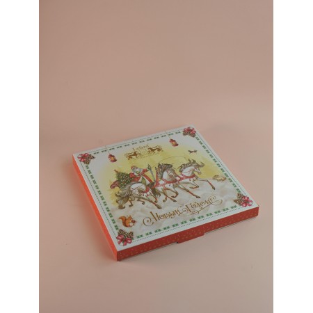 Тарелка обеденная Lefard Тройка 27см красная 85-1709