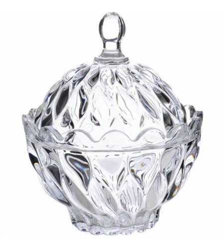 Ваза для конфет FLORENCE с крышкой 144