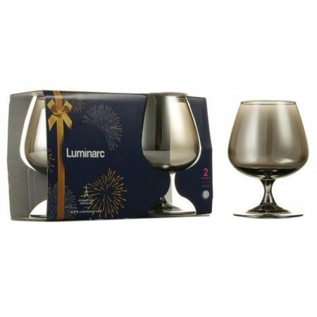 Набор бокалов для коньяка 2шт.410мл Сияющий графит 410 мл 2шт P1567