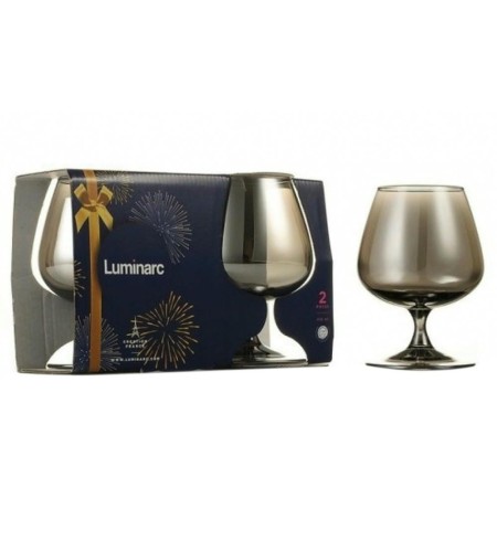 Набор бокалов для коньяка 2шт.410мл Сияющий графит 410 мл 2шт P1567