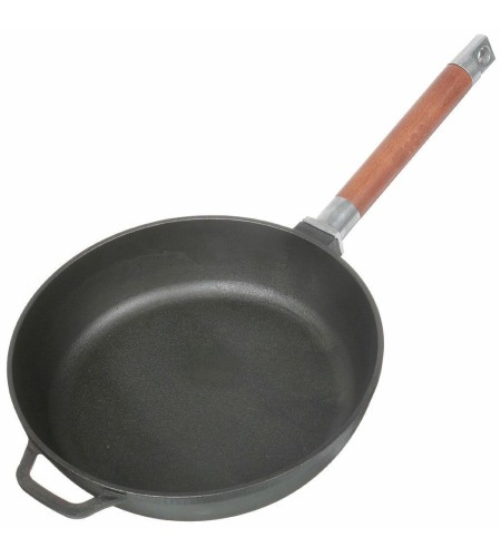 Сковорода-сотейник d240мм чугунная, съемная ручка 0324