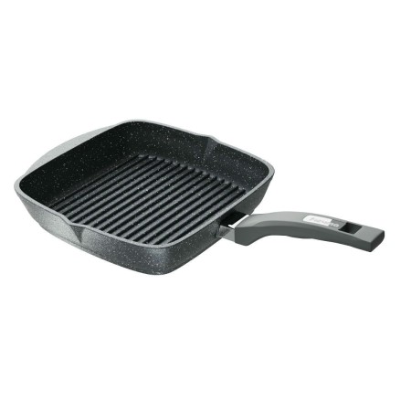 Сковорода-гриль Мечта Гранит 28х28см стеклянная крышка С68701