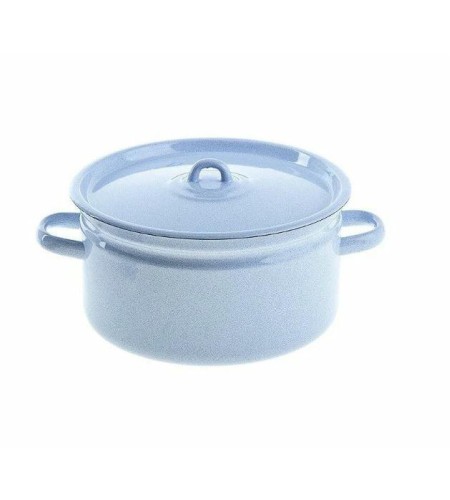 Кастрюля эмалированная цилиндрическая 5,5л