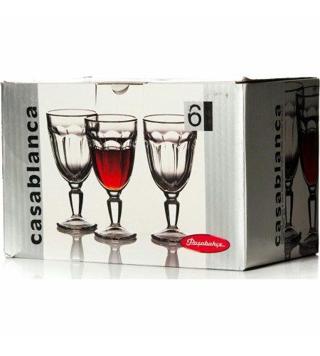 Бокалы для вина Pasabahce Casablanca 235мл 51258B 6шт.