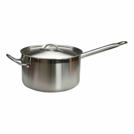 Сотейник 6,3л с 2 ручками нержавеющая сталь тройное дно