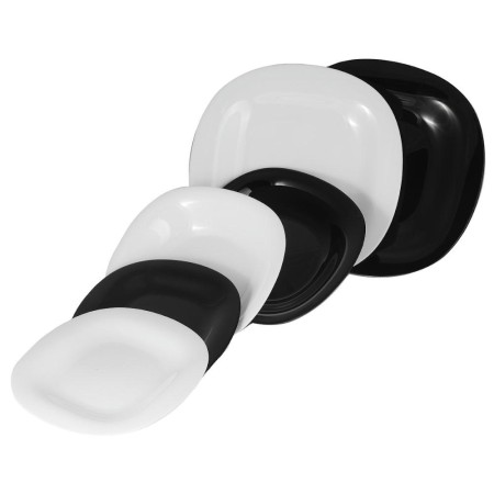 Столовый набор Carine Black and White 18 предметов D2379/P1262/N1479
