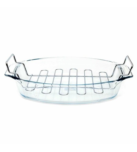 Блюдо для запекания Pyrex Irresistible 39х27см овальное с решеткой