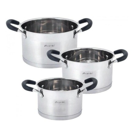 Набор кастрюль Kamille КМ-5752 2л + 2,7л + 3,7л