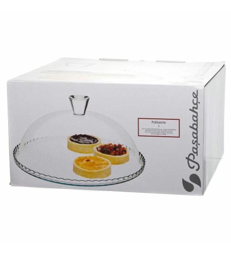 Блюдо для торта Pasabahce Патиссэри 322мм с крышкой 95198B